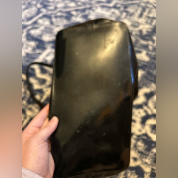 Kate Spade Black Patent Leather Tote Bag - Picture 2 of 7